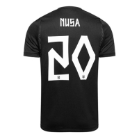 Camiseta Noruega Antonio Nusa #20 Segunda Equipación Replica Mundial 2026 mangas cortas